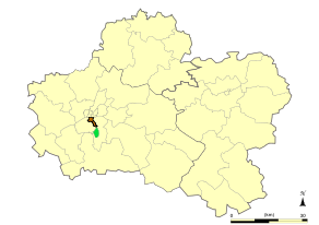 Situation du canton d'Orléans-Saint-Marceau dans le département Loiret