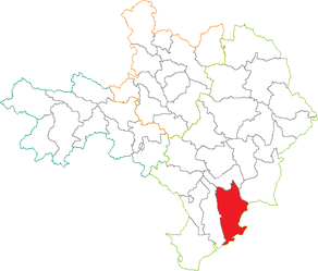 Situation du canton de Saint-Gilles dans le département Gard