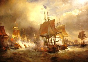 Combat d'Ouessant juillet 1778 par Theodore Gudin.jpg