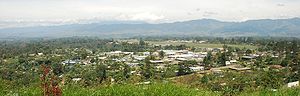 Panorama de Goroka.