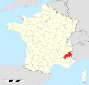 Localisation des Hautes-Alpes en France