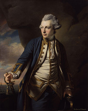Portrait de John Jervis en jeune capitaine par Francis Cotes, National Portrait Gallery