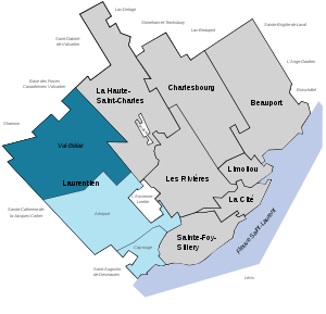Quebec - quartiers - Val-Bélair2.svg