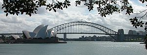 Le pont et l'Opéra de Sydney