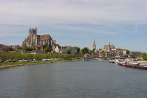 L'Yonne à Auxerre.