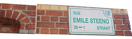 Rue Emile Steeno plaque.JPG