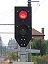 Signal d'arrêt simplifié fermé (rouge)