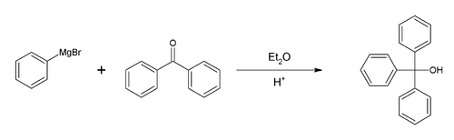 Synthèse dutriphenylméthanol