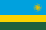 Drapeau du Rwanda (largeur inégale)