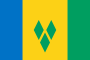 Drapeau de Saint-Vincent-et-les-Grenadines (largeur inégale)