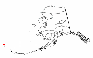 Carte de localisation d'Attu en Alaska