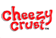 Logo de la Cheezy Crust dont la croûte est fourrée au fromage