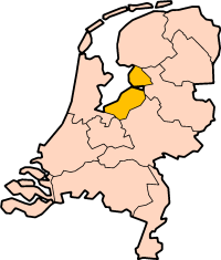 Localisation province Flevoland des Pays-Bas