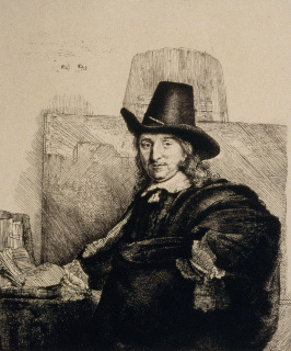 Portrait de Jan Asselyn par Rembrandt