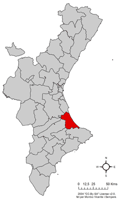 Localització de la Safor respecte del País Valencià.png