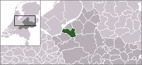 Localisation de la commune de Ermelo