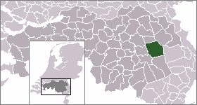 Localisation de la commune de Gemert-Bakel