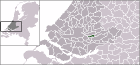 Localisation de la commune de Nieuw-Lekkerland