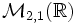 \mathcal{M}_{2,1}(\mathbb{R})