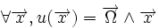 \forall \overrightarrow{x}, u(\overrightarrow{x}) = \overrightarrow{\Omega} \wedge \overrightarrow{x}