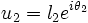 
u_2=l_{2}e^{i\theta _{2}}\,

