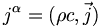 j^\alpha=({\rho}c,\vec{j})