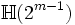 \mathbb{H}(2^{m-1})\,