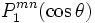 P_1^{mn}(\cos \theta)