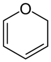 Structure du 2H-pyraneStructure du 4H-Pyrane