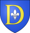 Blason ville fr Doué-la-Fontaine (Maine-et-Loire).svg
