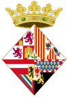 Coat of Arms of Spanish Infantas as Single Women (1527-1552).svg