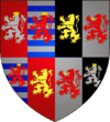 Coat of arms Wenceslaus I of Luxembourg.png
