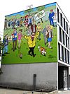 Comic wall FC de Kampioenen, Hec Leemans, Brussels.jpg