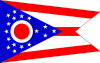 Le drapeau de l'Ohio.