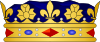 French heraldic crowns - prince du sang v2 et pair.svg
