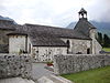 Jouers (Accous, Pyr-Atl, Fr) chapelle Saint-Saturnin, vue latérale.JPG