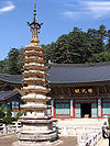 Korea-Gangwon-Woljeongsa Nine Story Stone Pagoda 1723-07.JPG