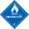 Label for dangerous goods - class 4.3.svg