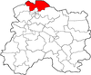 Localisation du canton de Bourgogne