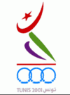 Logo Jeux méditérannéens Tunis 2001.gif