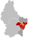Localisation de Biwer au Luxembourg