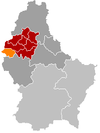 Localisation de Boulaide au Luxembourg