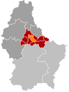 Localisation de Erpeldange au Luxembourg