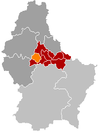 Localisation de Feulen au Luxembourg