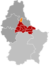Localisation de Hoscheid au Luxembourg