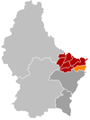 Localisation de Mompach au Luxembourg