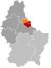 Localisation de Putscheid au Luxembourg
