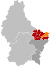 Localisation de Rosport au Luxembourg