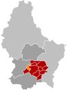 Localisation de Strassen au Luxembourg