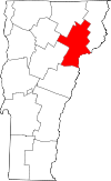 Map of Vermont highlighting Caledonia County.svg